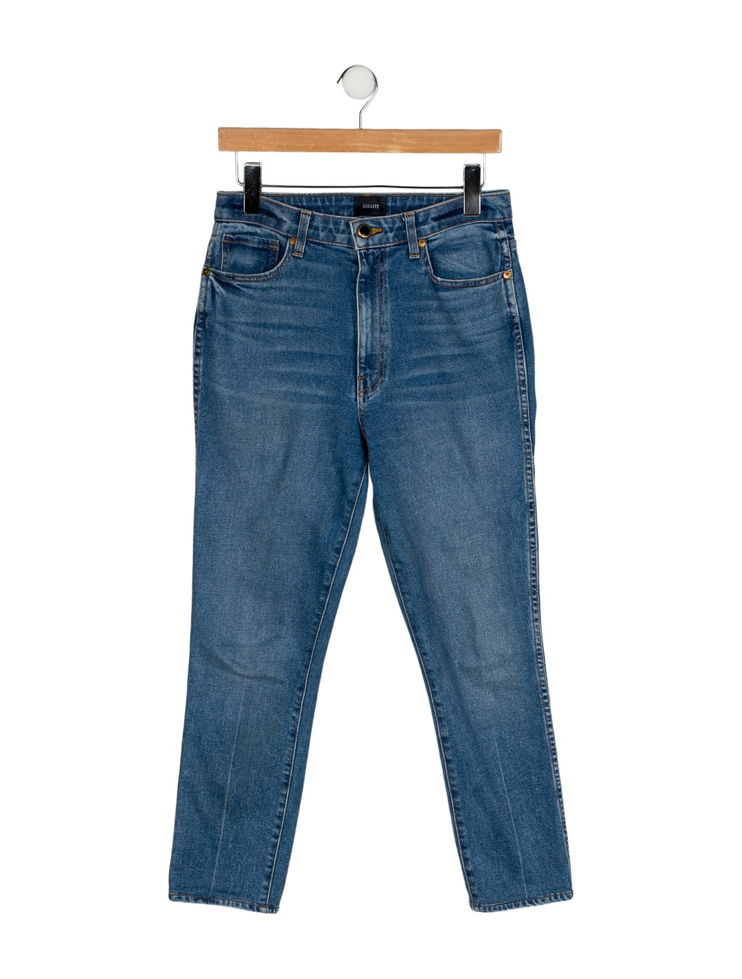 Khaite High-Rise Skinny Leg Jeans