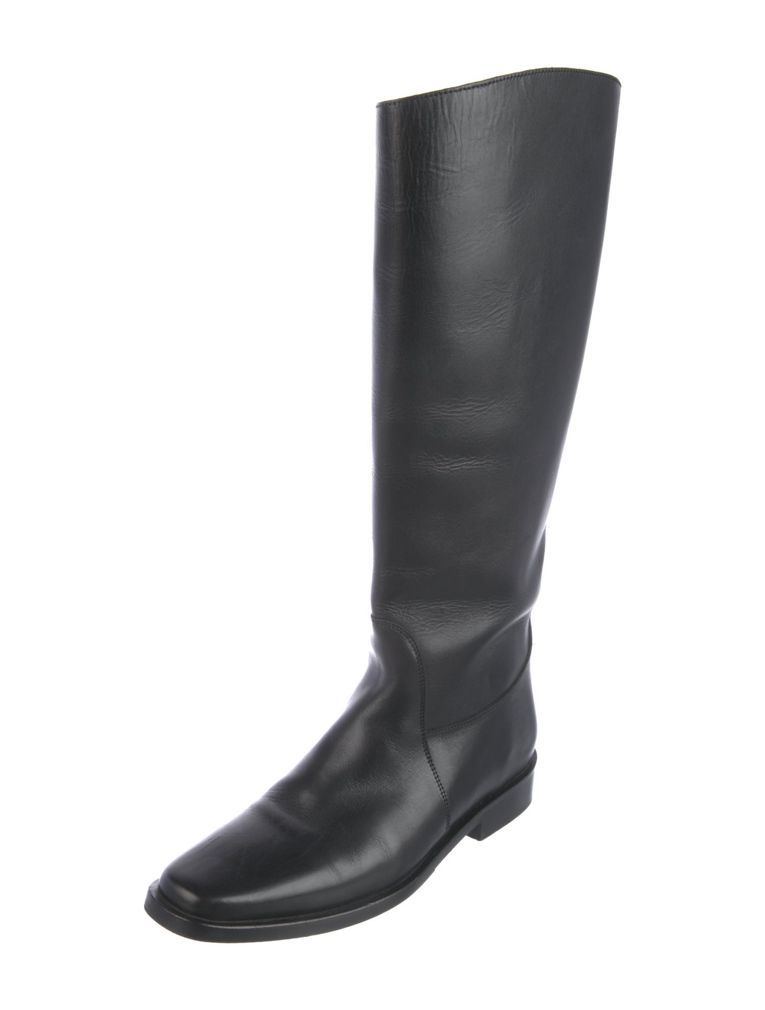 Khaite Leather Riding Boots