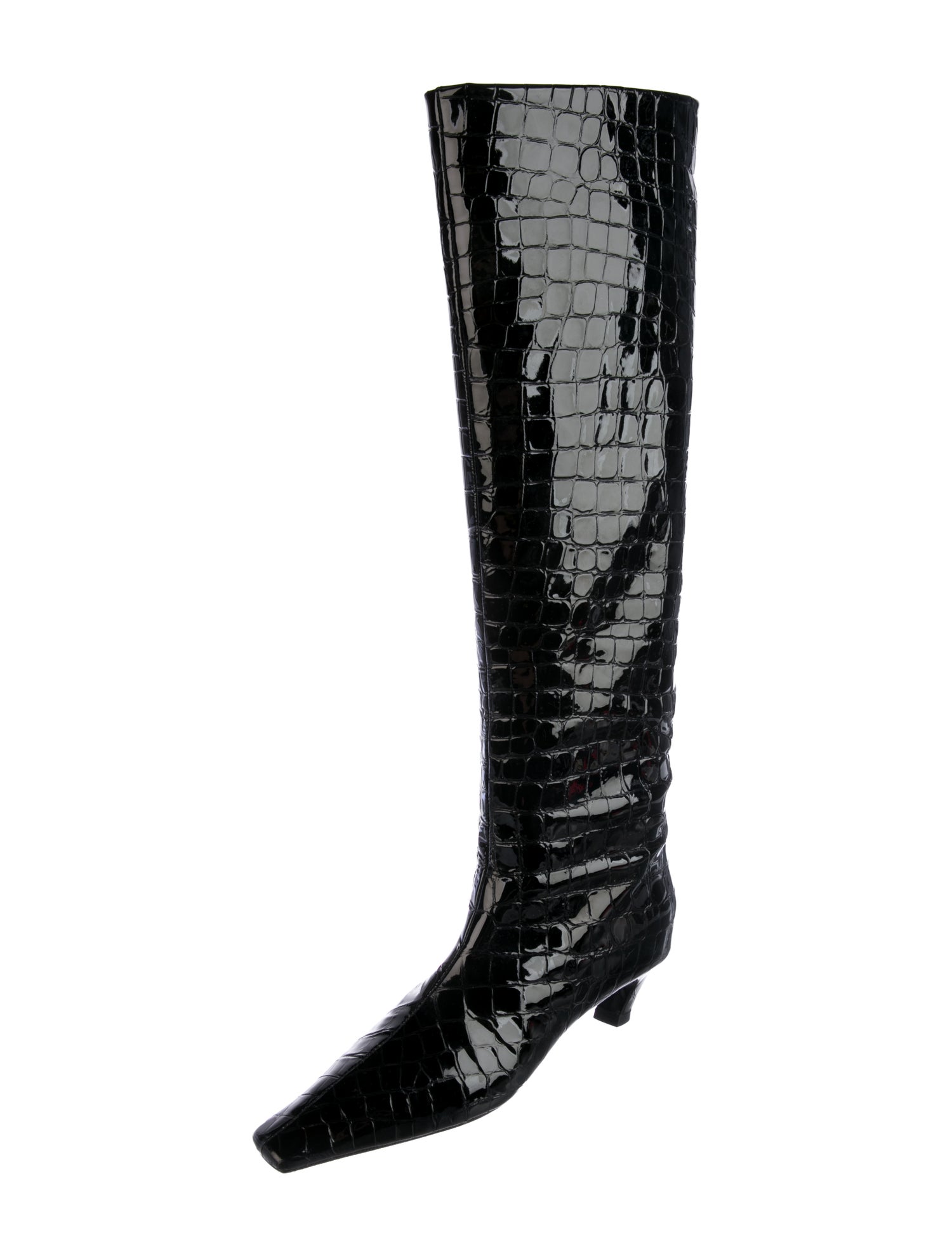 Khaite Patent Leather Boots