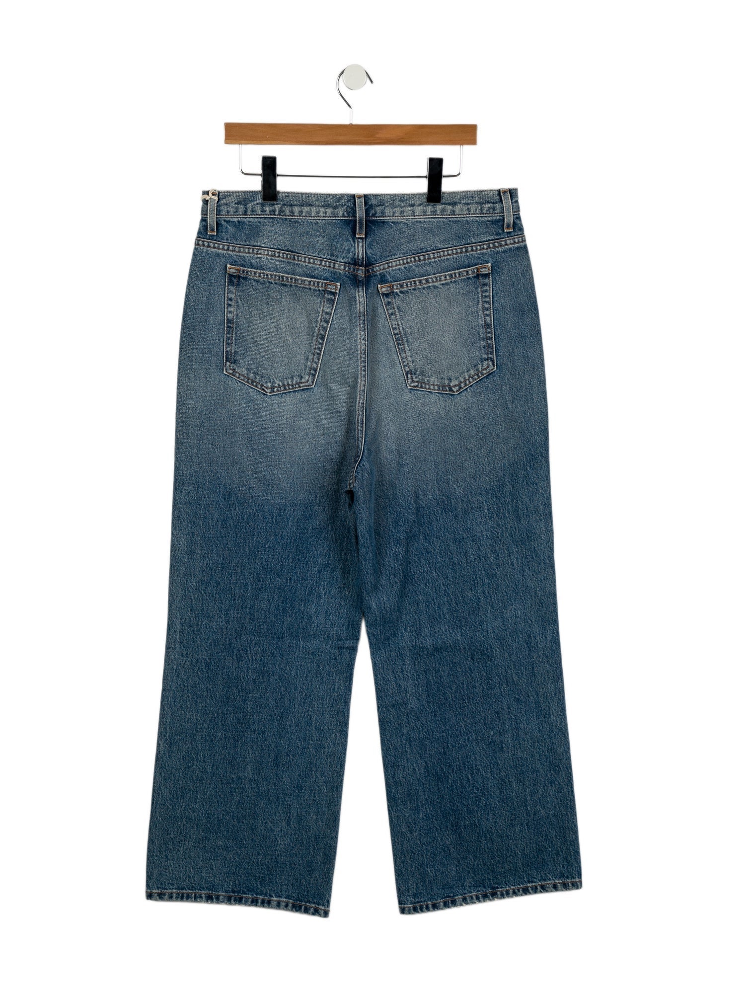 Khaite High-Rise Wide Leg Jeans w/ Tags