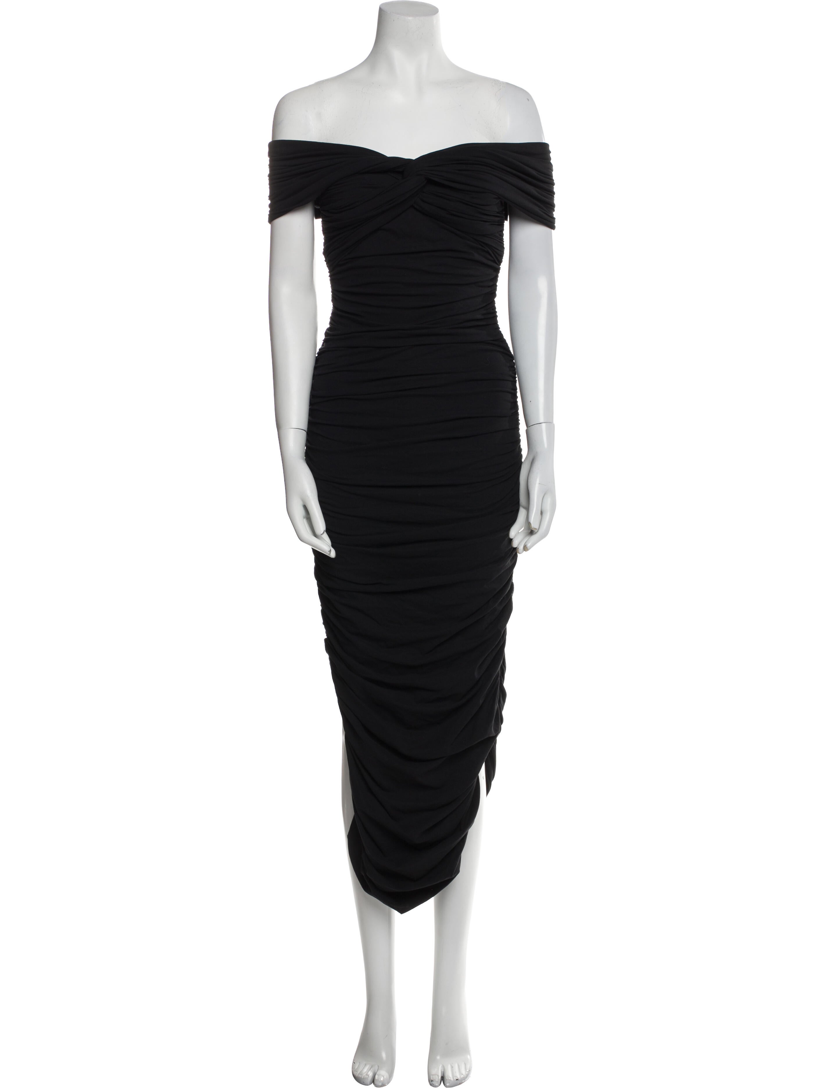 Khaite Off-The-Shoulder Long Dress