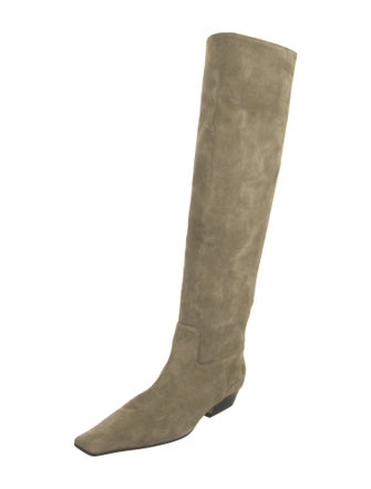 Khaite Suede Riding Boots