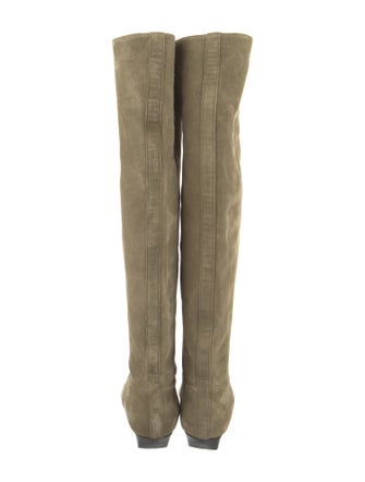 Khaite Suede Riding Boots