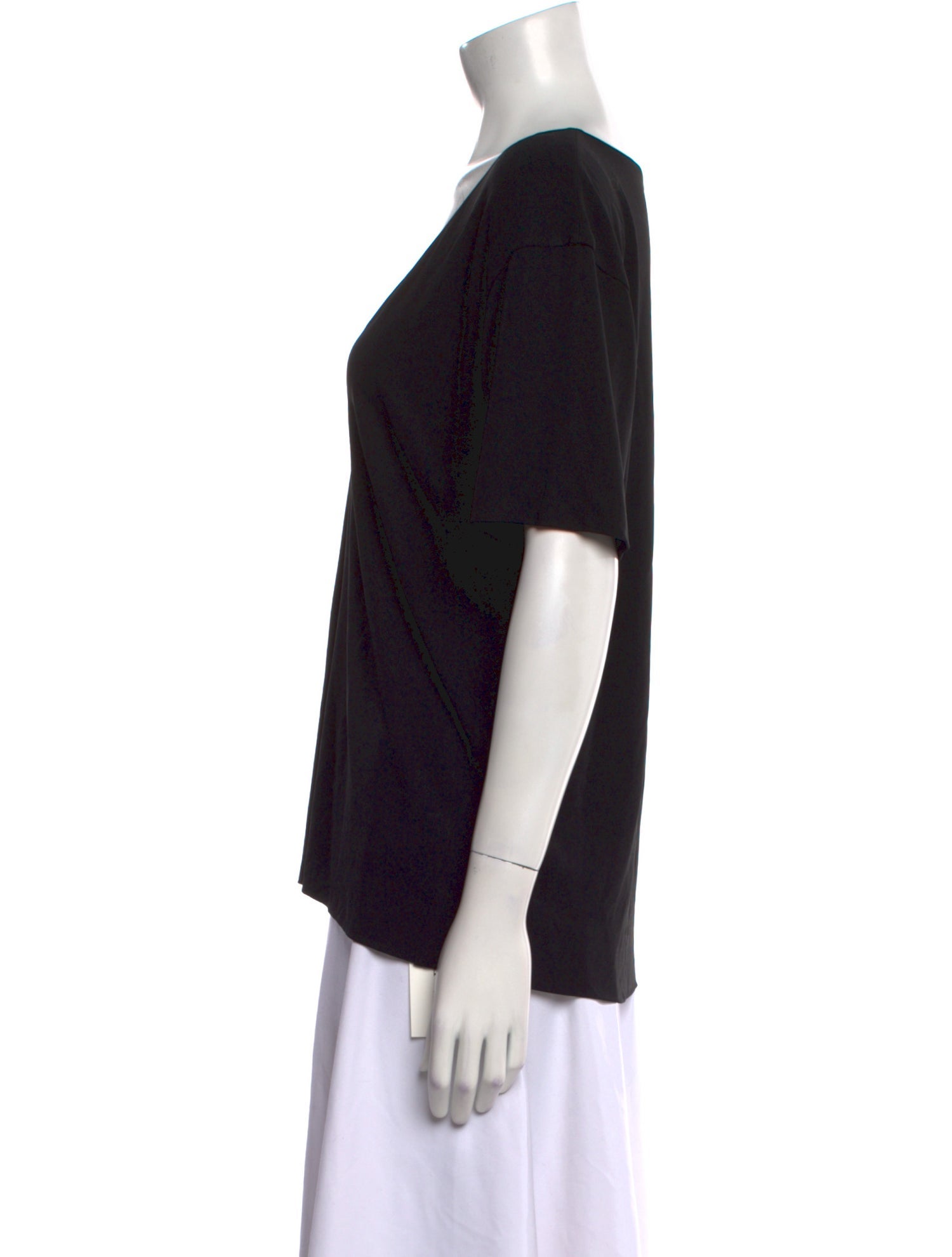 Khaite V-Neck Short Sleeve T-Shirt