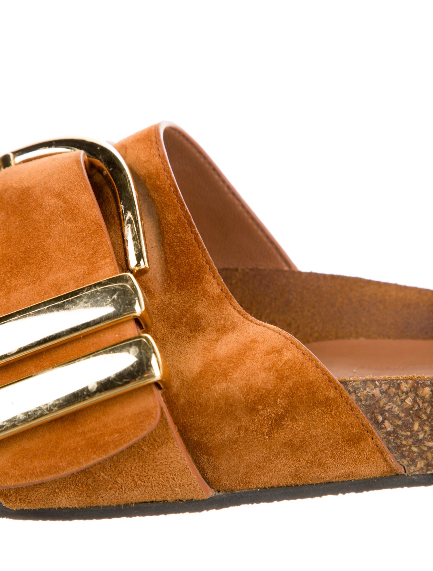 Khaite Suede Colorblock Pattern Mules