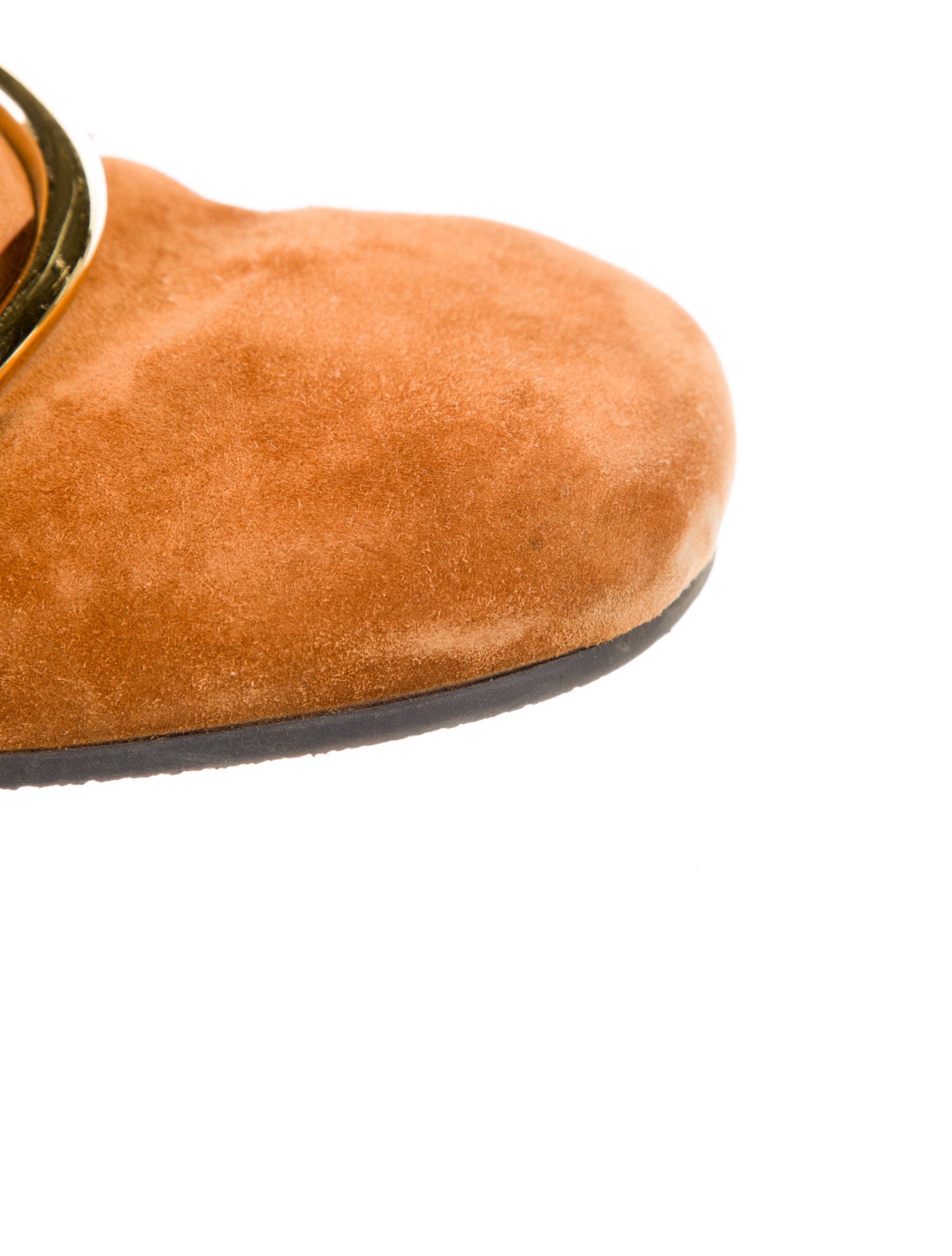 Khaite Suede Colorblock Pattern Mules