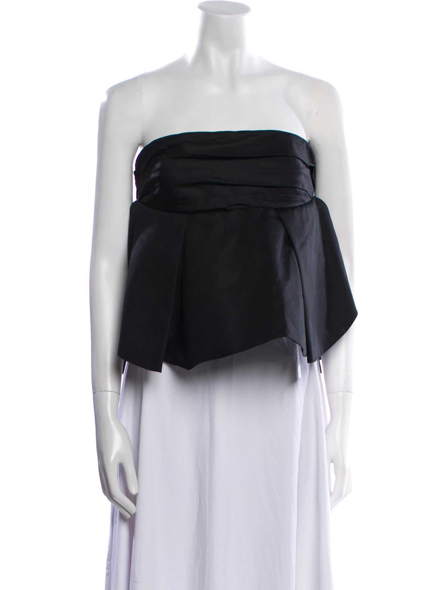 Khaite Strapless Crop Top