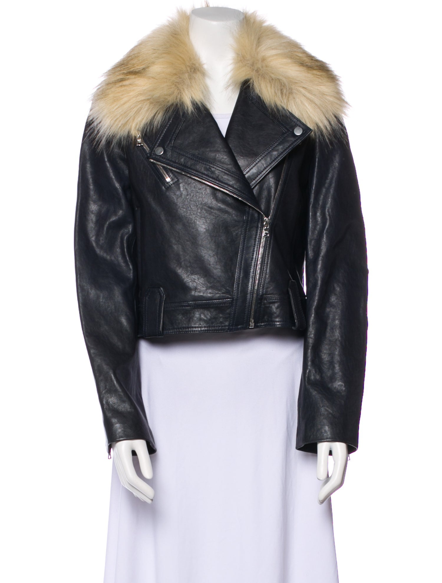 Khaite Leather Biker Jacket