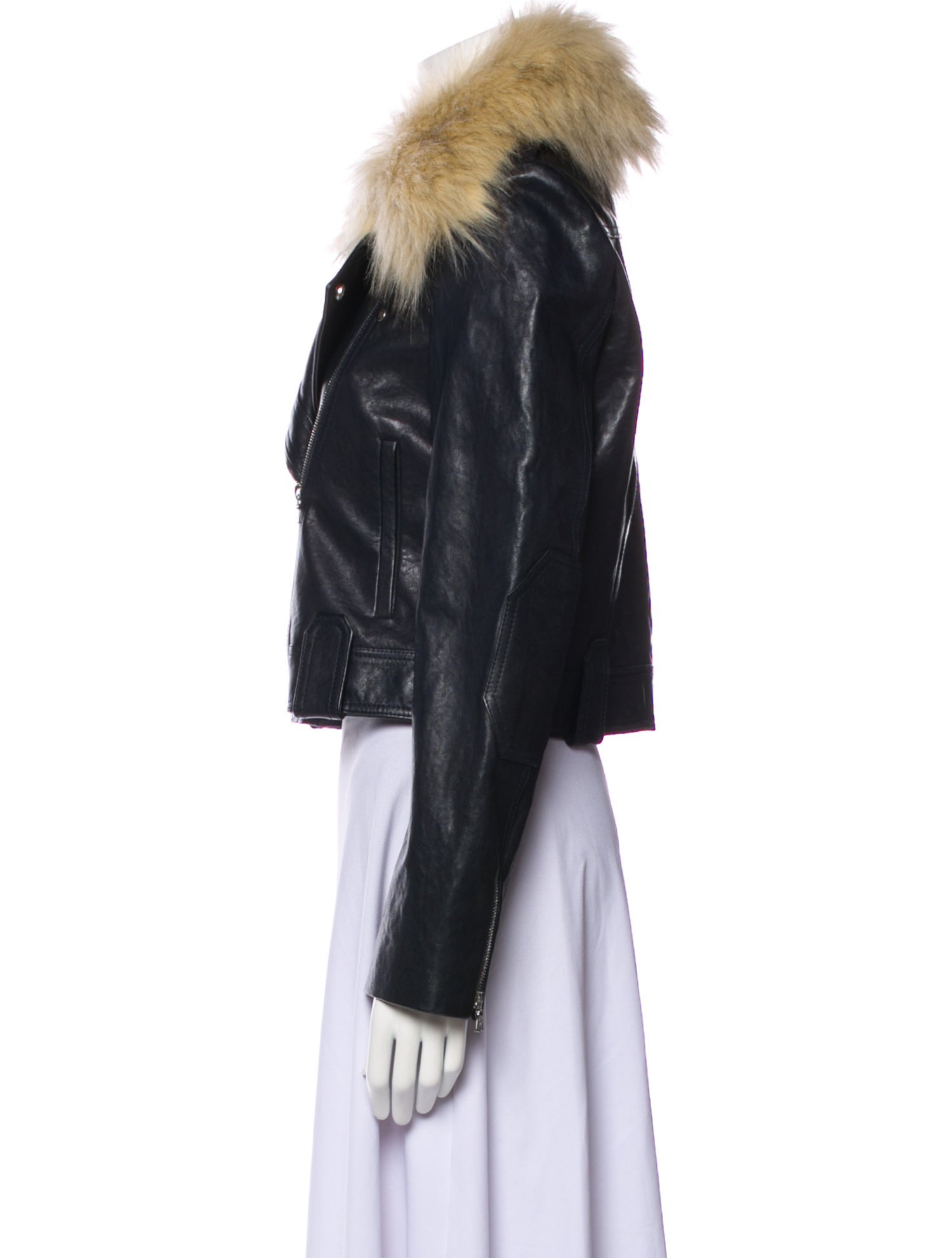Khaite Leather Biker Jacket