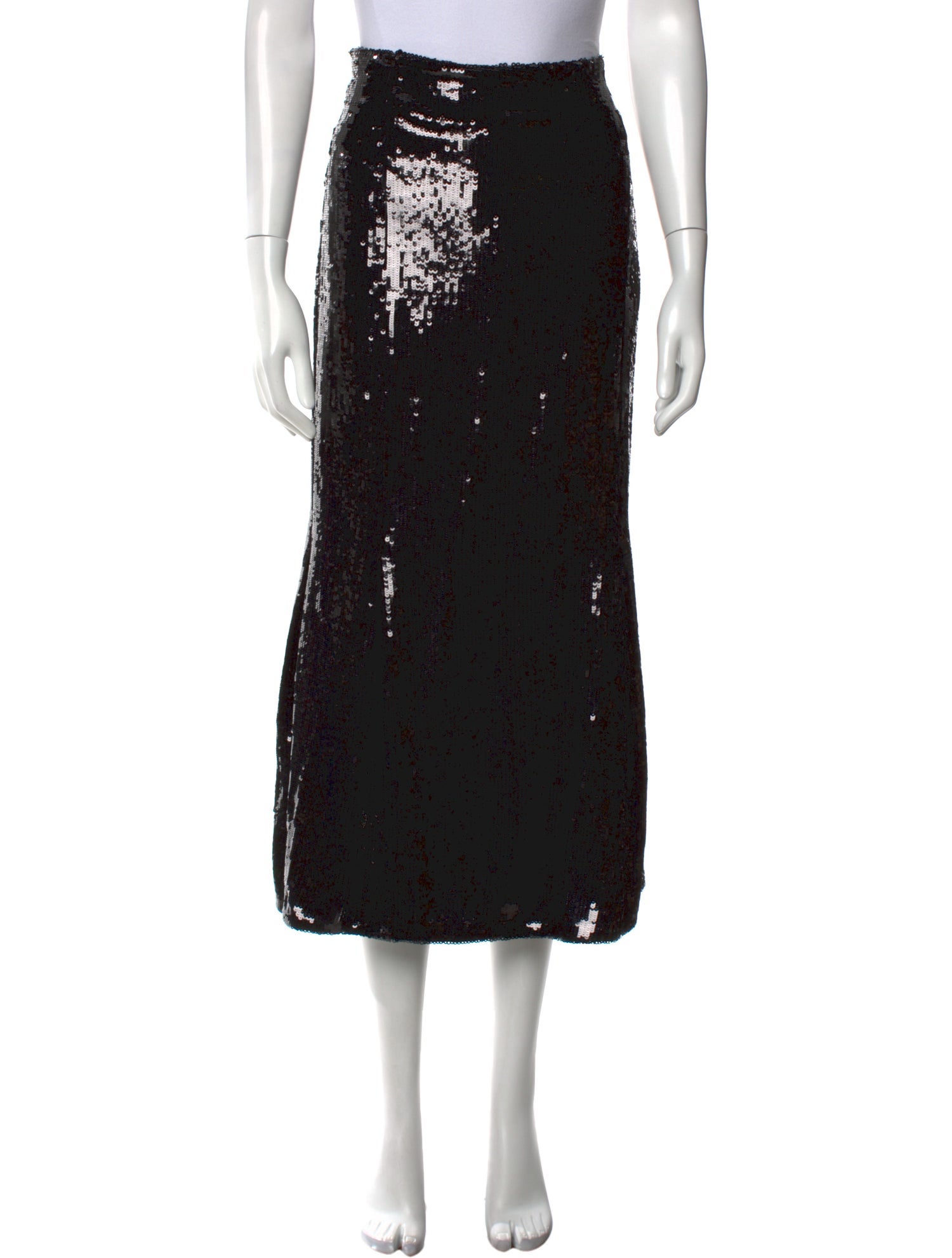 Khaite Sequin Midi Length Skirt