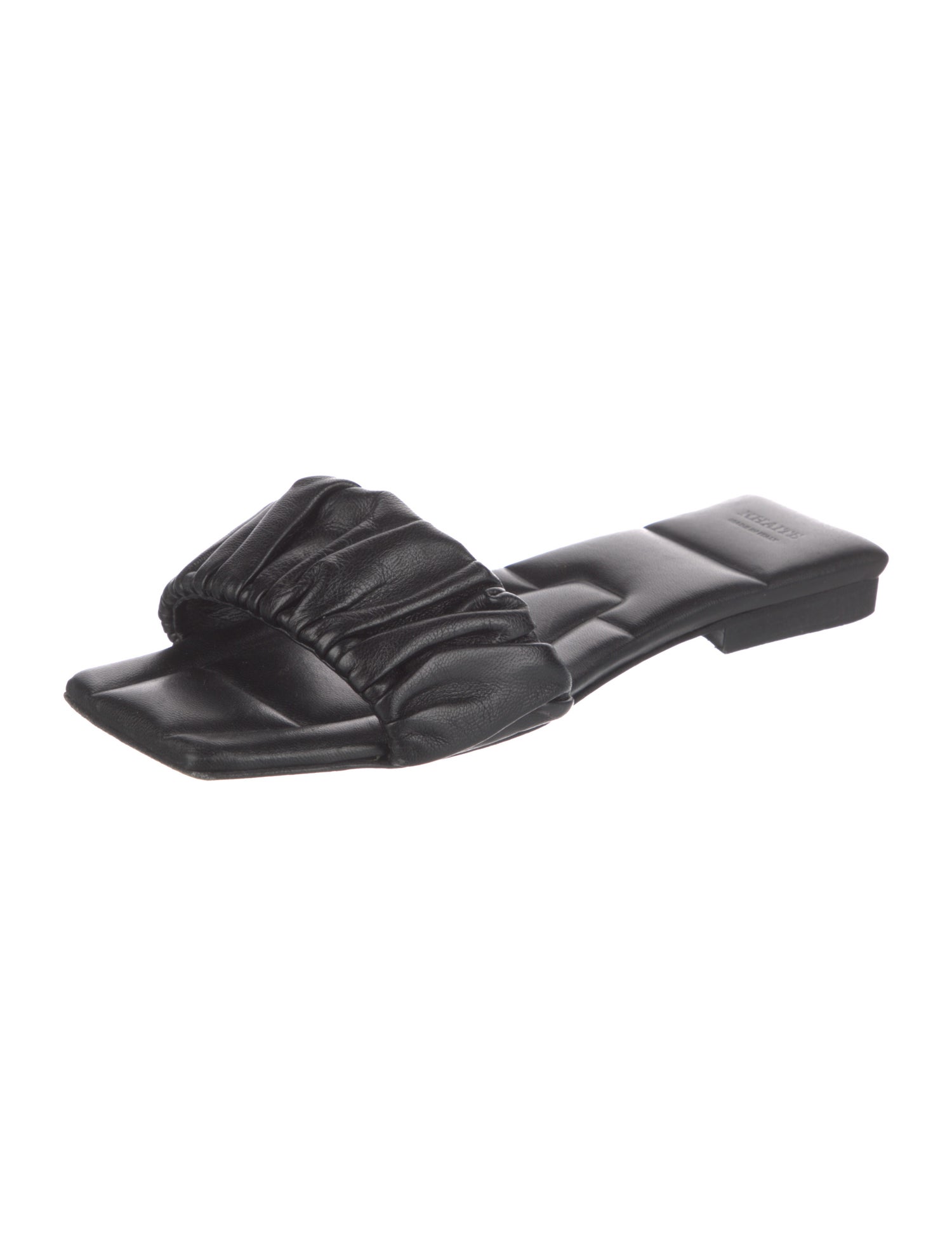 Khaite Leather Slides
