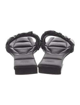 Khaite Leather Slides