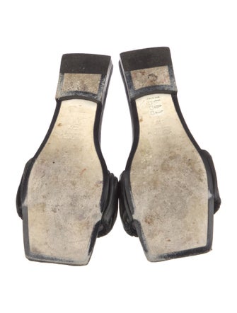 Khaite Leather Slides