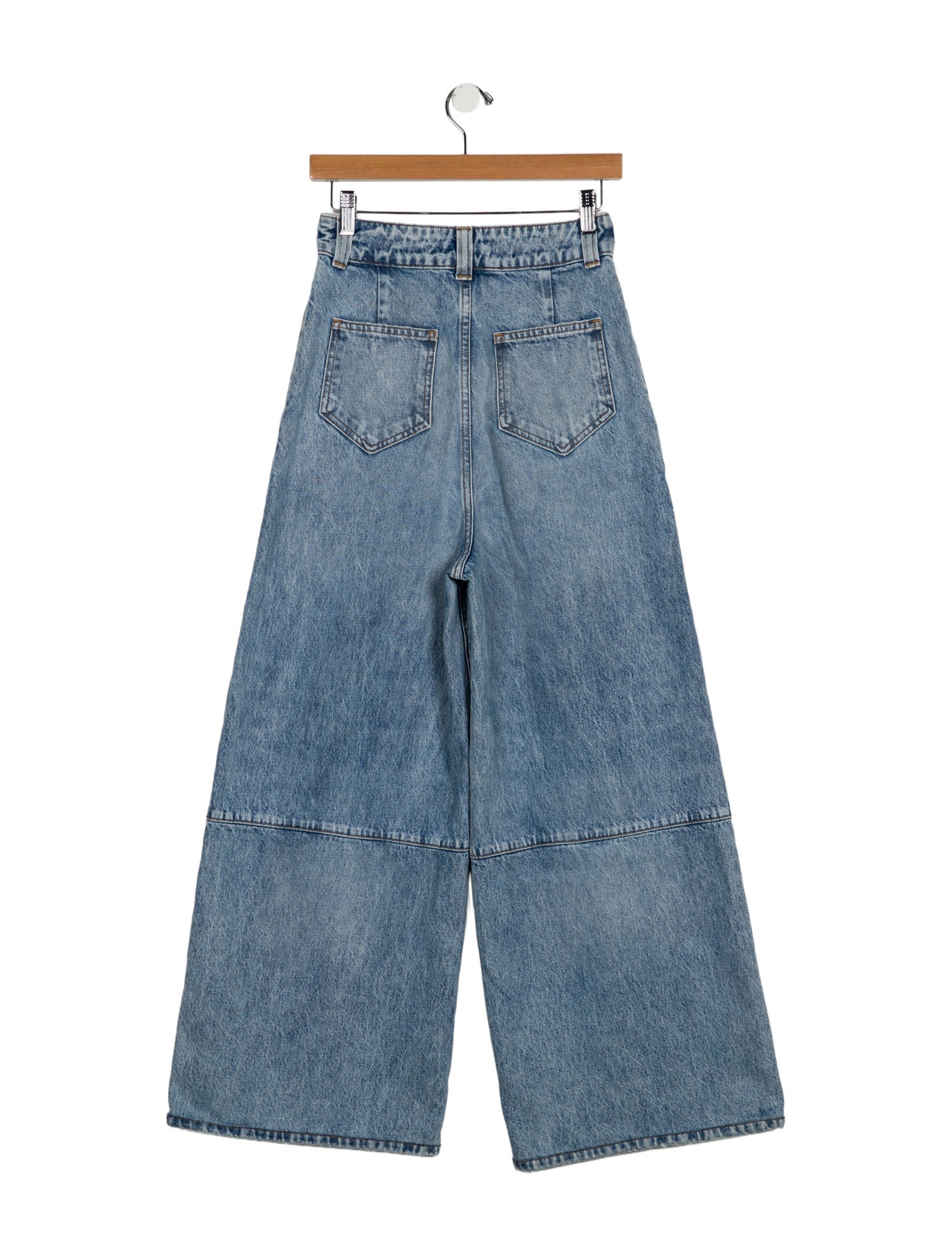 Khaite High-Rise Wide Leg Jeans