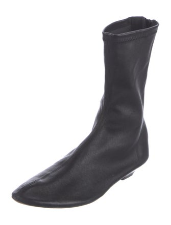 Khaite Leather Sock Boots
