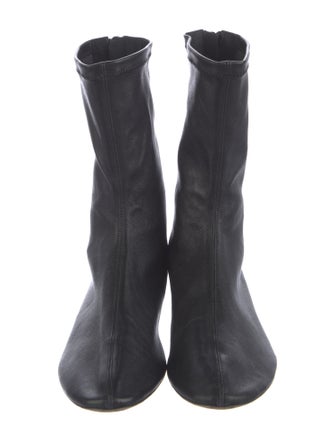 Khaite Leather Sock Boots