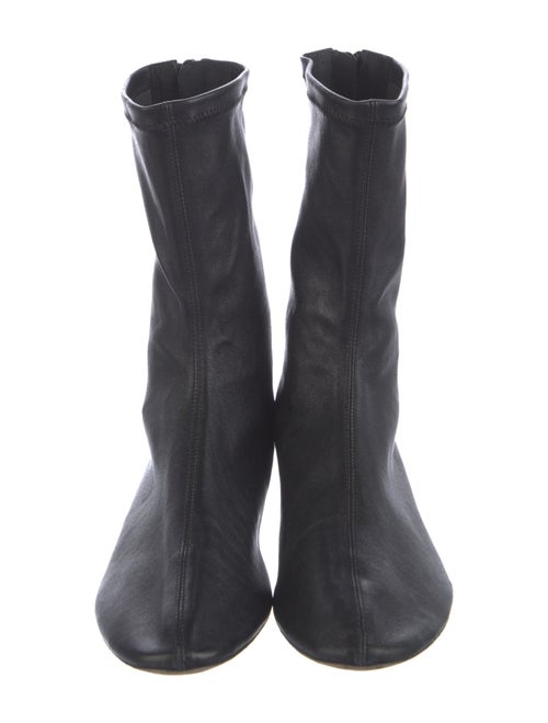 Khaite Leather Sock Boots