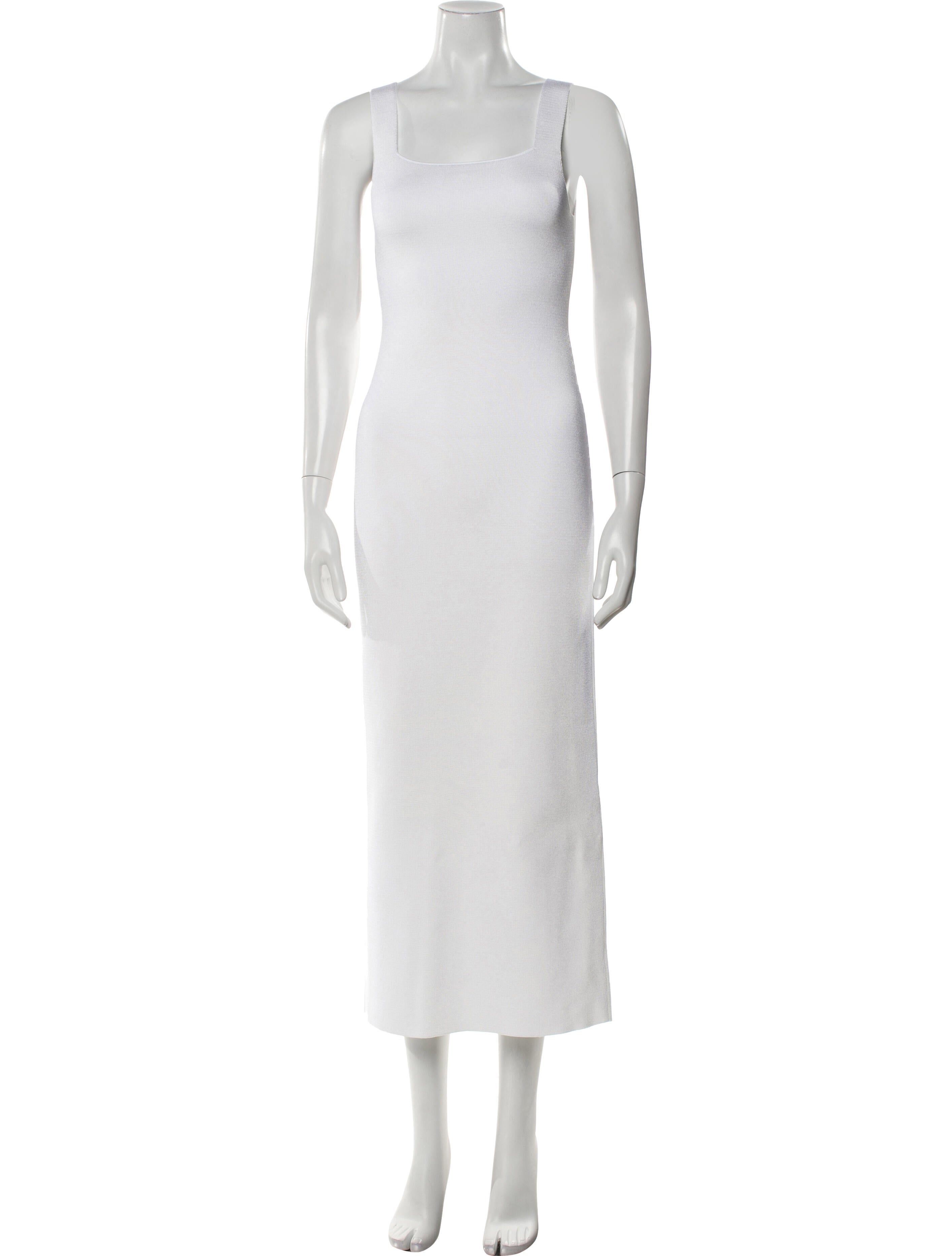 Khaite Square Neckline Long Dress w/ Tags