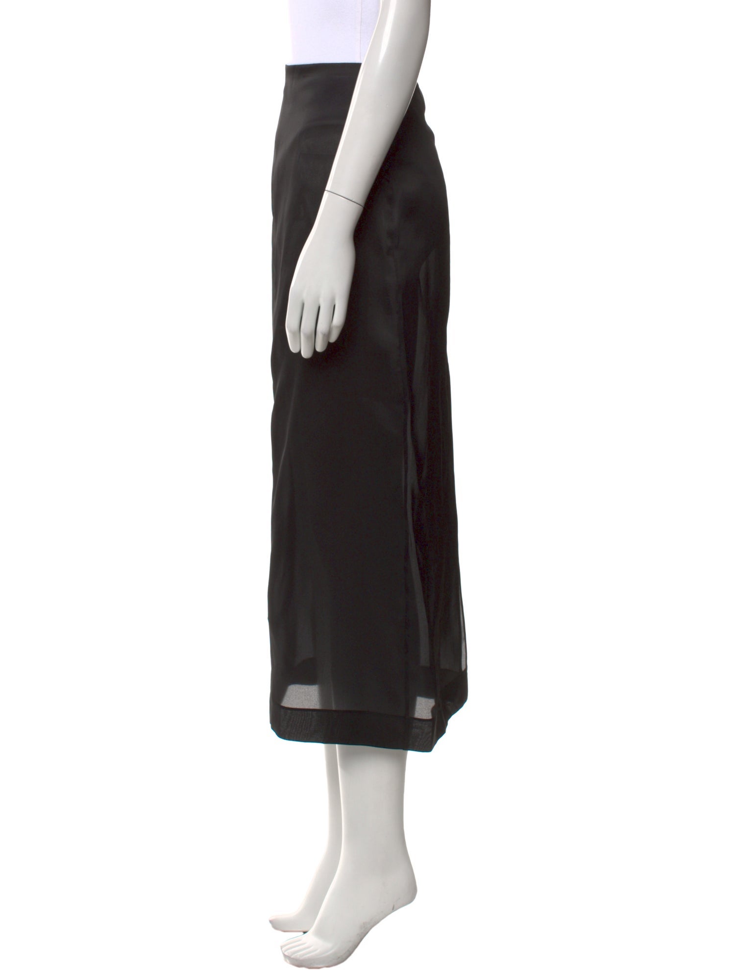 Khaite Silk Midi Length Skirt w/ Tags