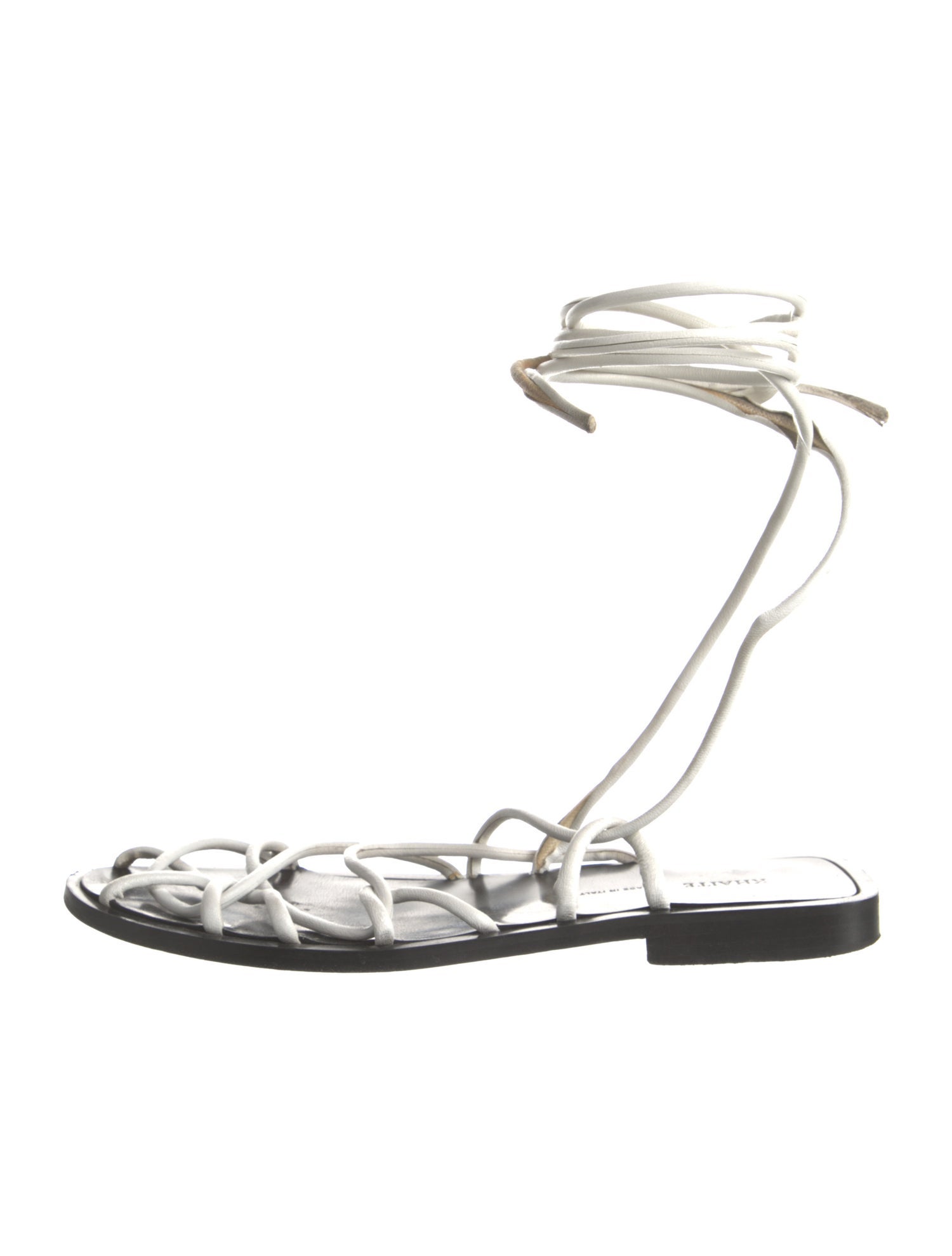 Khaite Leather Gladiator Sandals