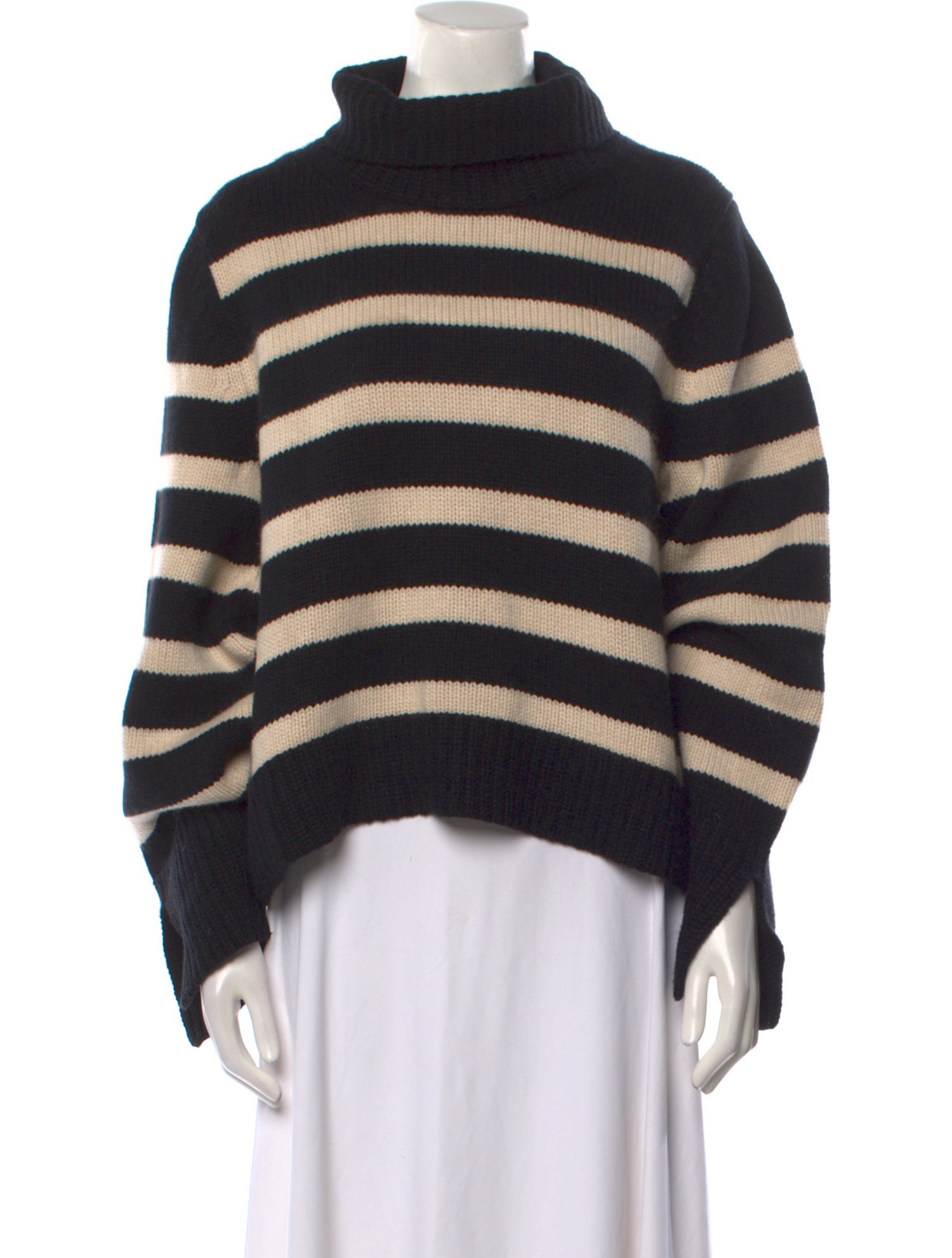 Khaite Cashmere Striped Sweater