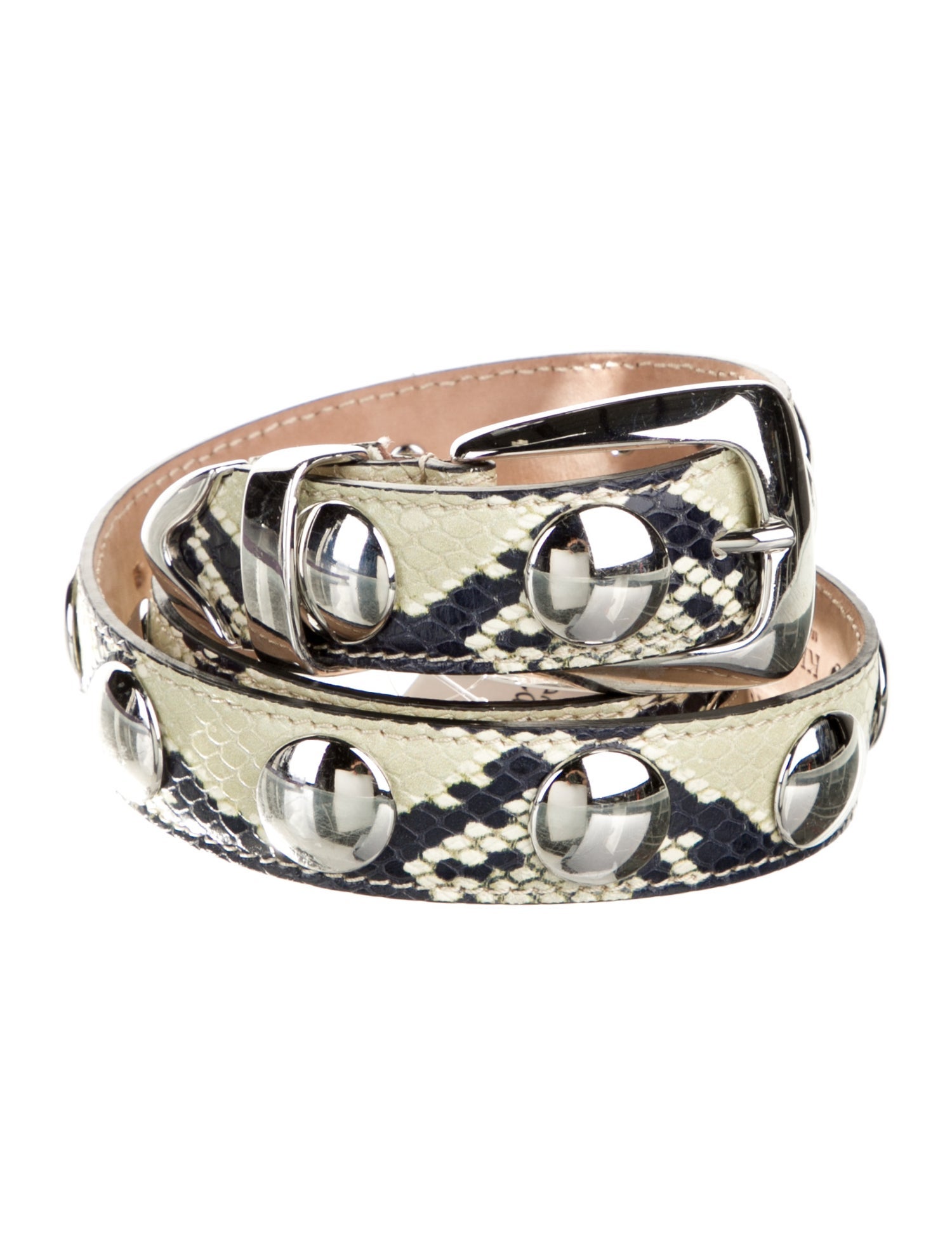 Khaite Embossed Leather Belt