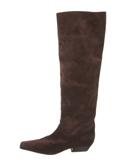 Khaite Suede Riding Boots