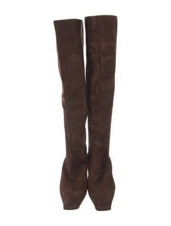 Khaite Suede Riding Boots