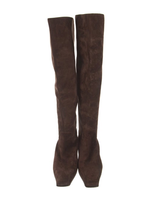 Khaite Suede Riding Boots