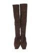 Khaite Suede Riding Boots