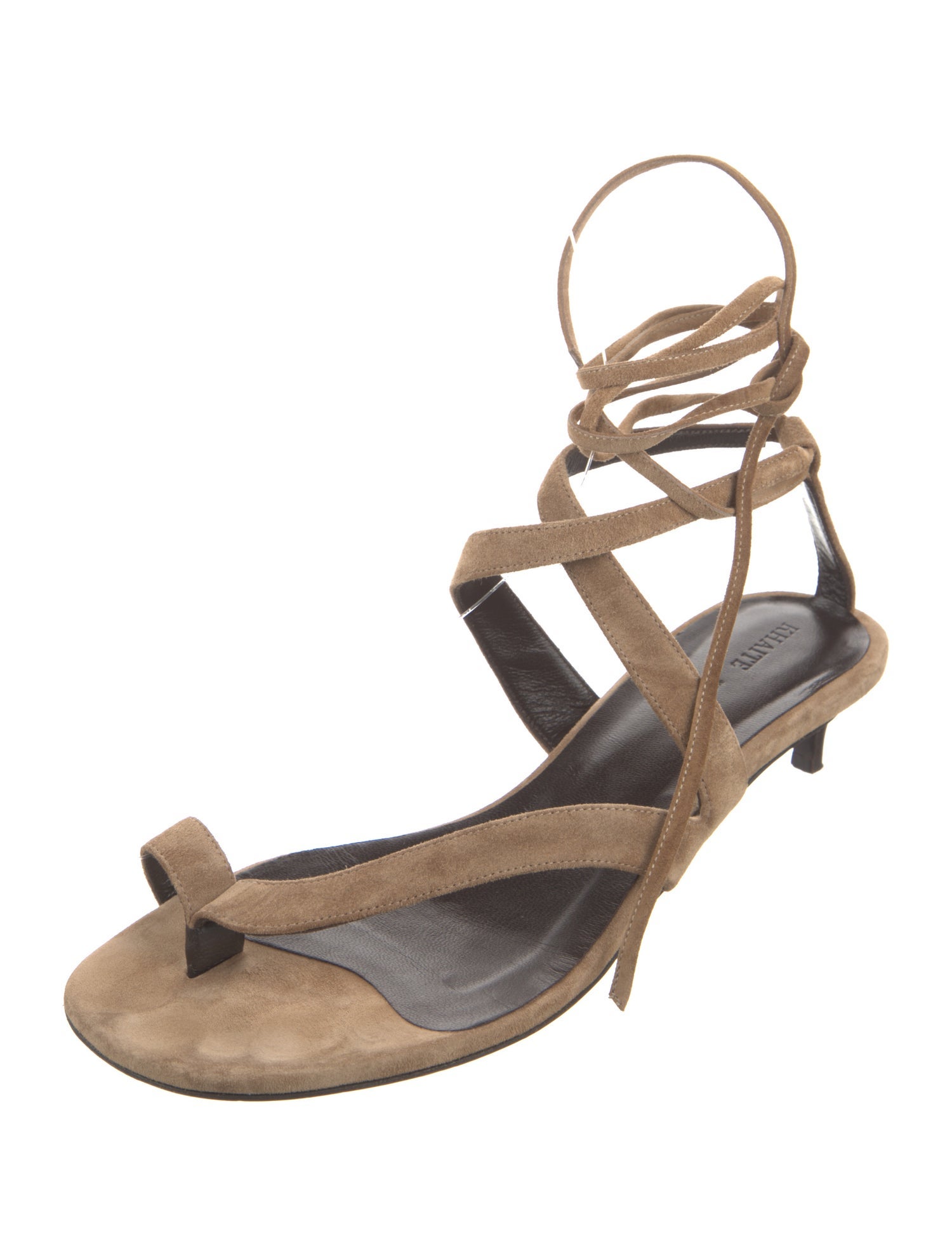 Khaite Suede Gladiator Sandals