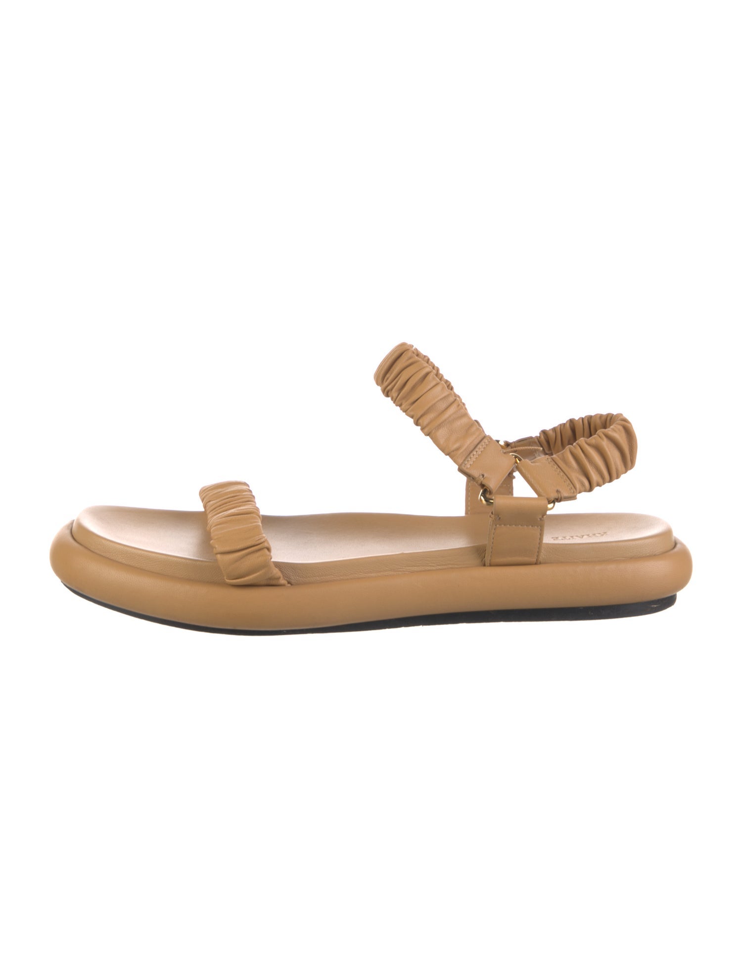 Khaite Leather Slingback Sandals