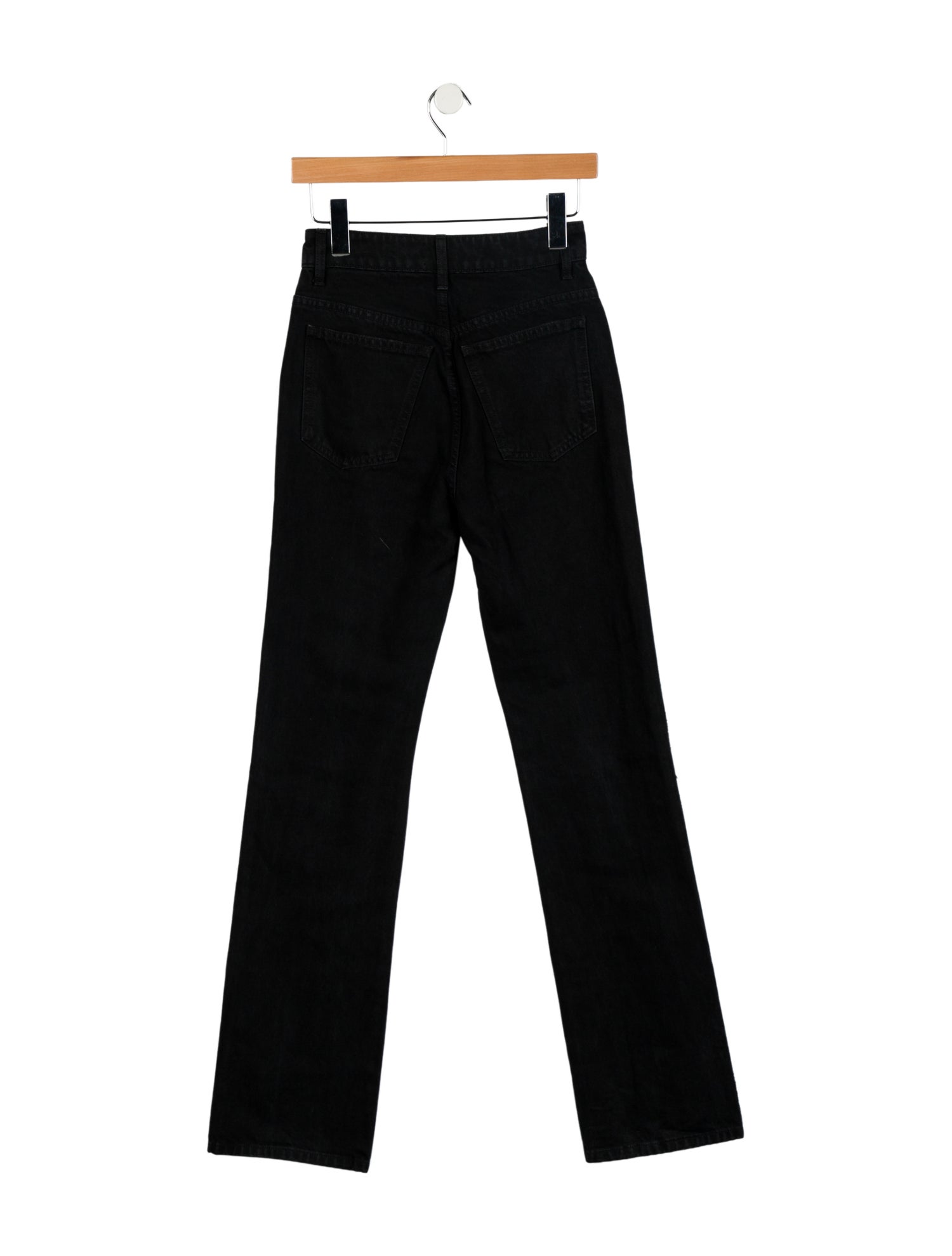 Khaite High-Rise Straight Leg Jeans