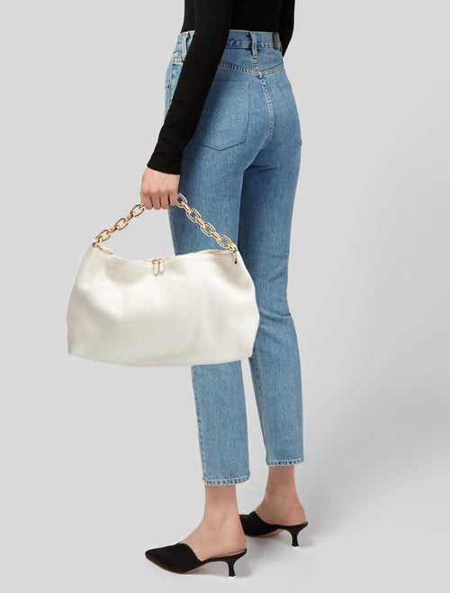 Khaite Leather Top Handle Bag