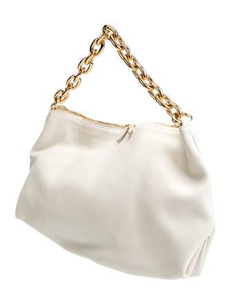 Khaite Leather Top Handle Bag