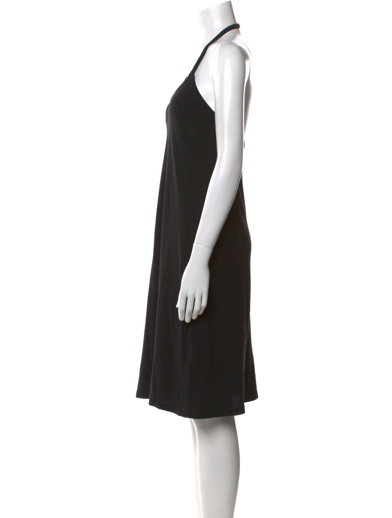 Khaite V-Neck Knee-Length Dress
