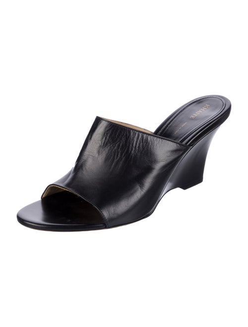 Khaite Leather Slides