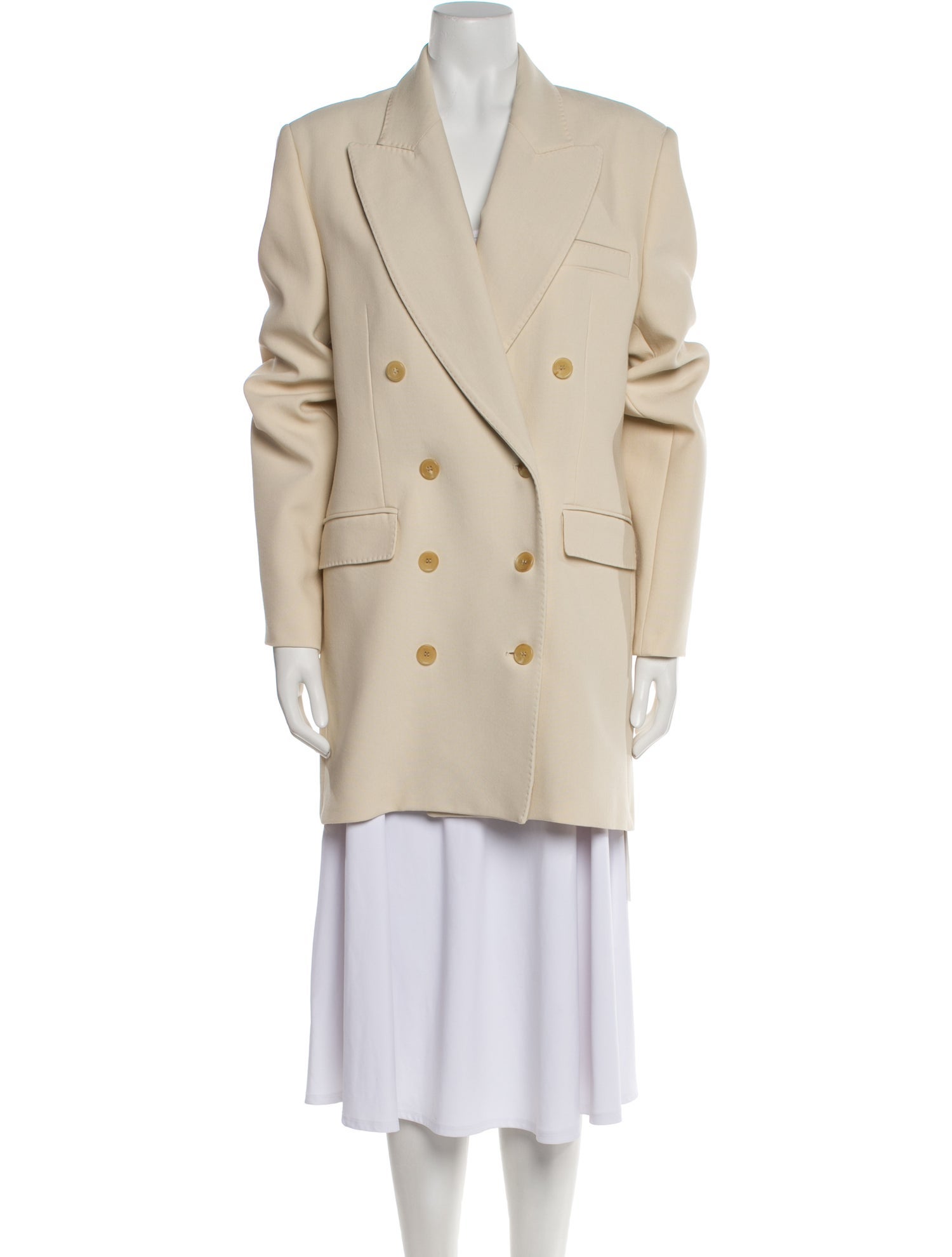 Khaite Balton Virgin Wool Peacoat