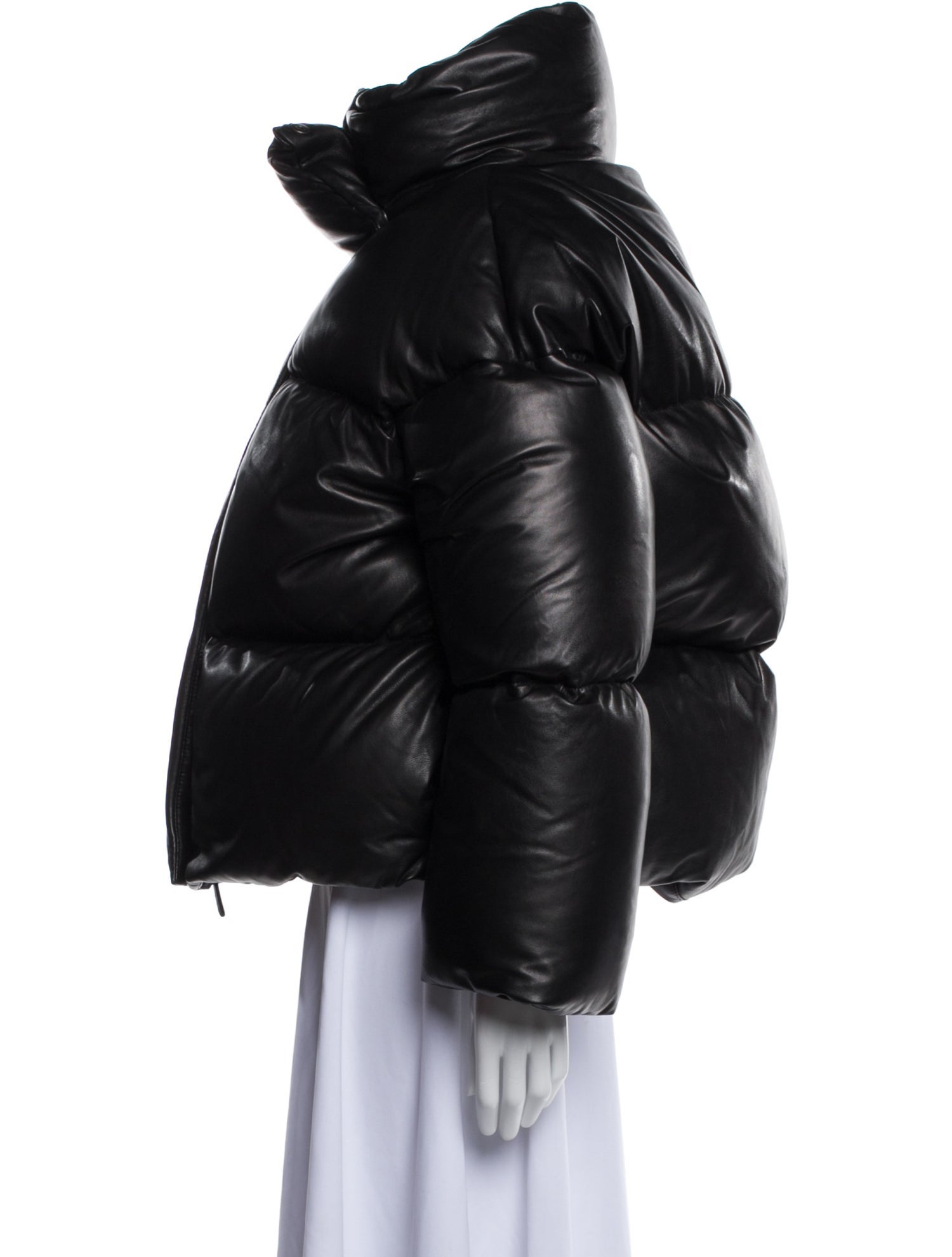 Khaite Leather Down Jacket