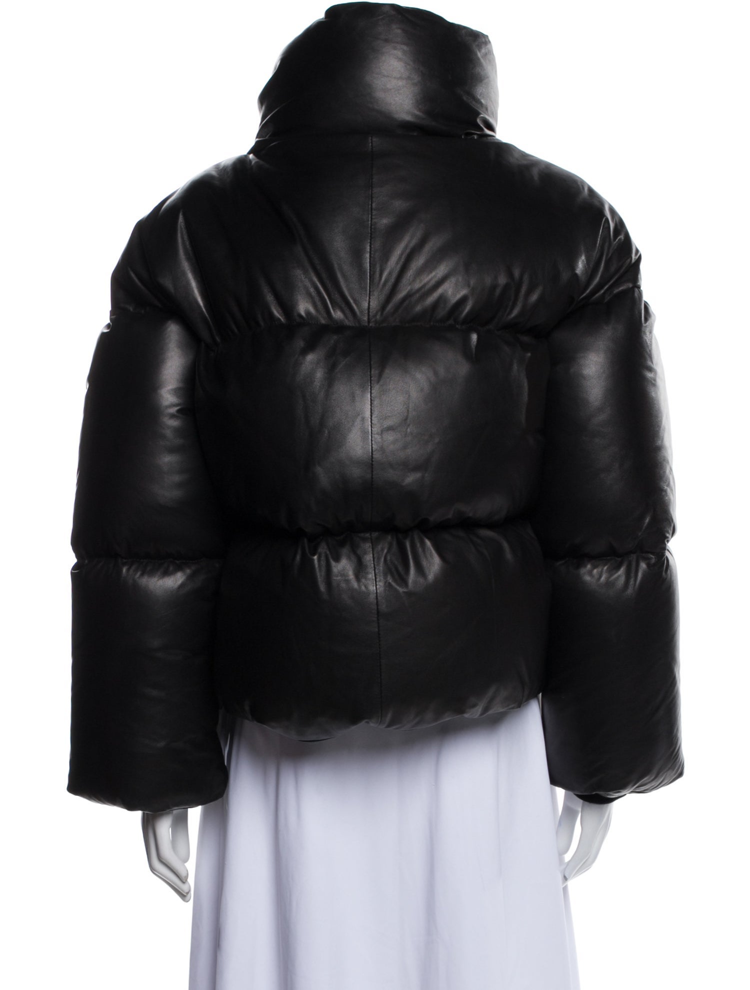 Khaite Leather Down Jacket