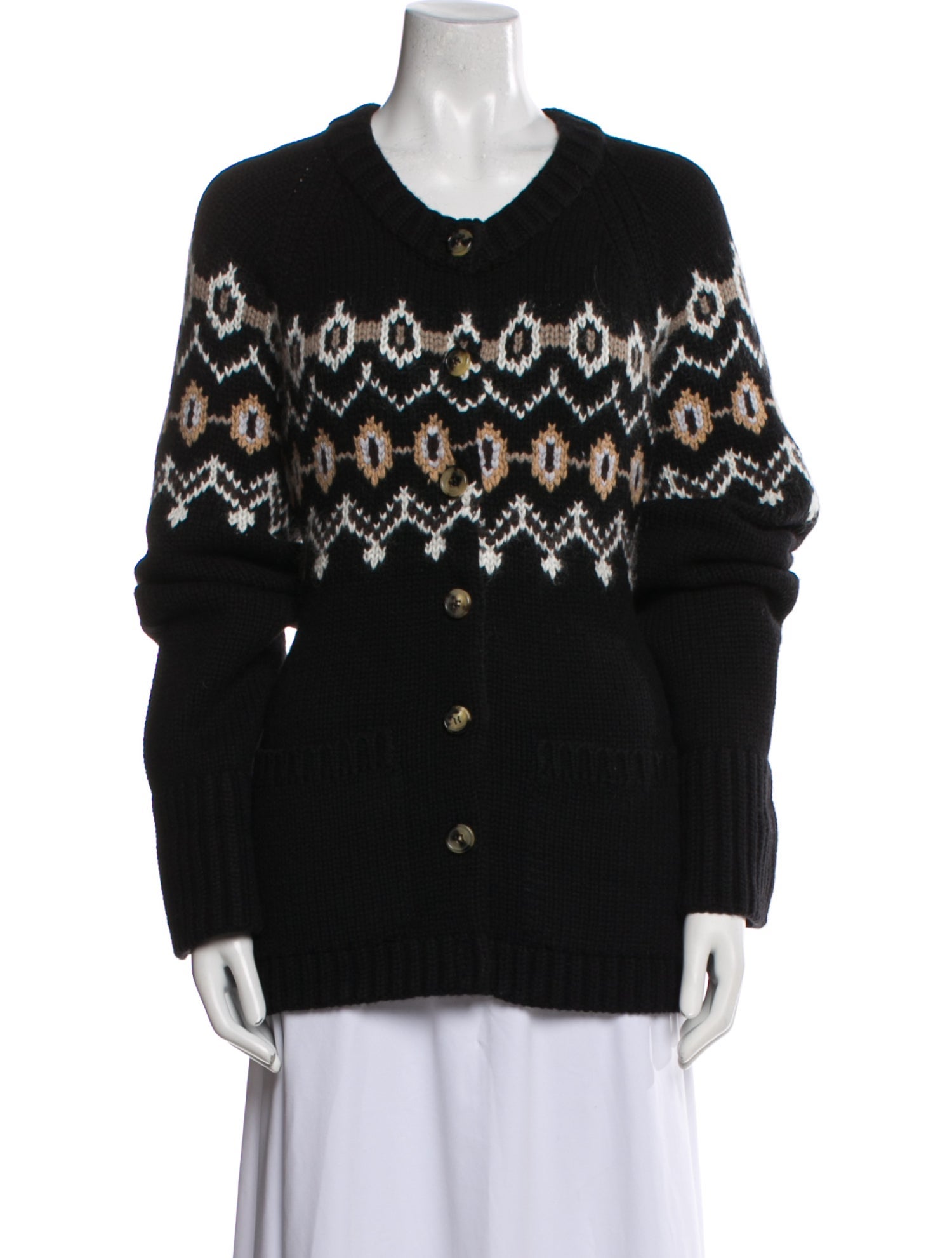 Khaite Cashmere Printed Sweater