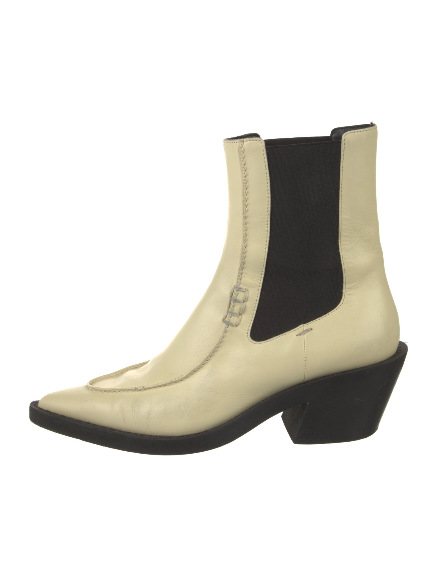 Khaite Leather Chelsea Boots