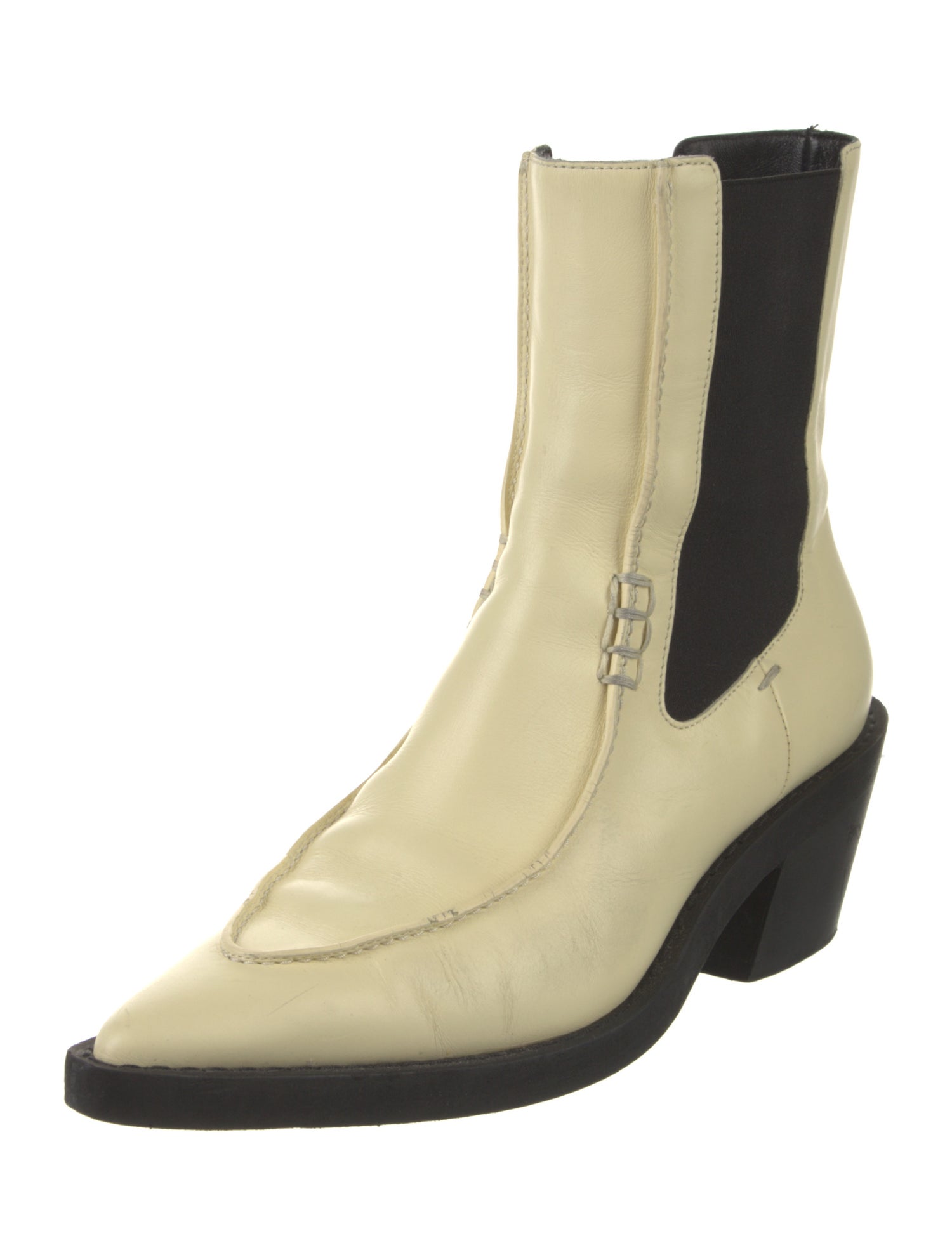 Khaite Leather Chelsea Boots