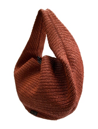 Khaite Raffia Hobo