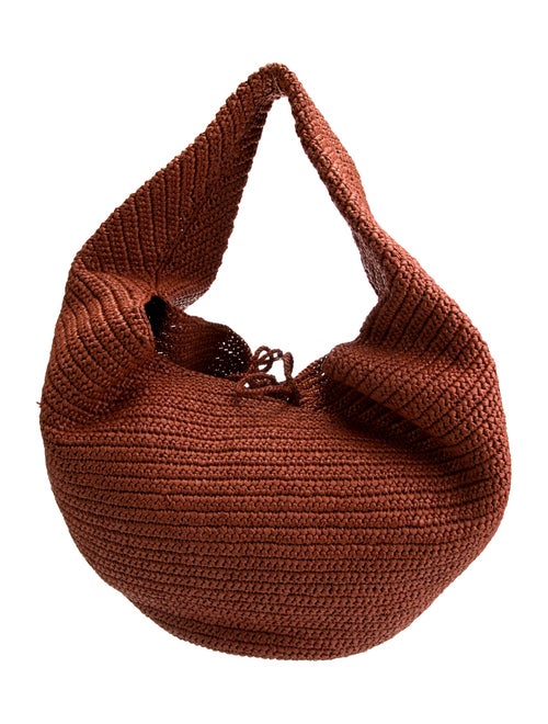 Khaite Raffia Hobo