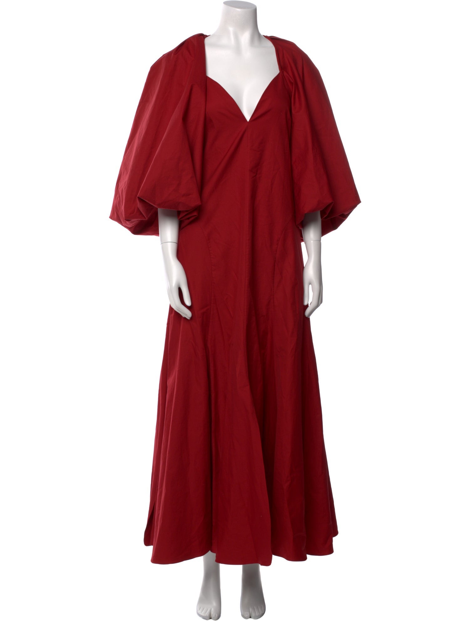 Khaite V-Neck Long Dress