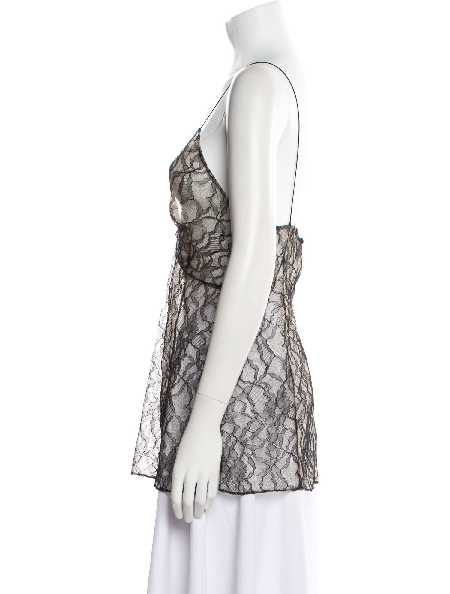 Khaite Lace Animal Print Top