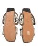 Khaite Snakeskin Animal Print Slides