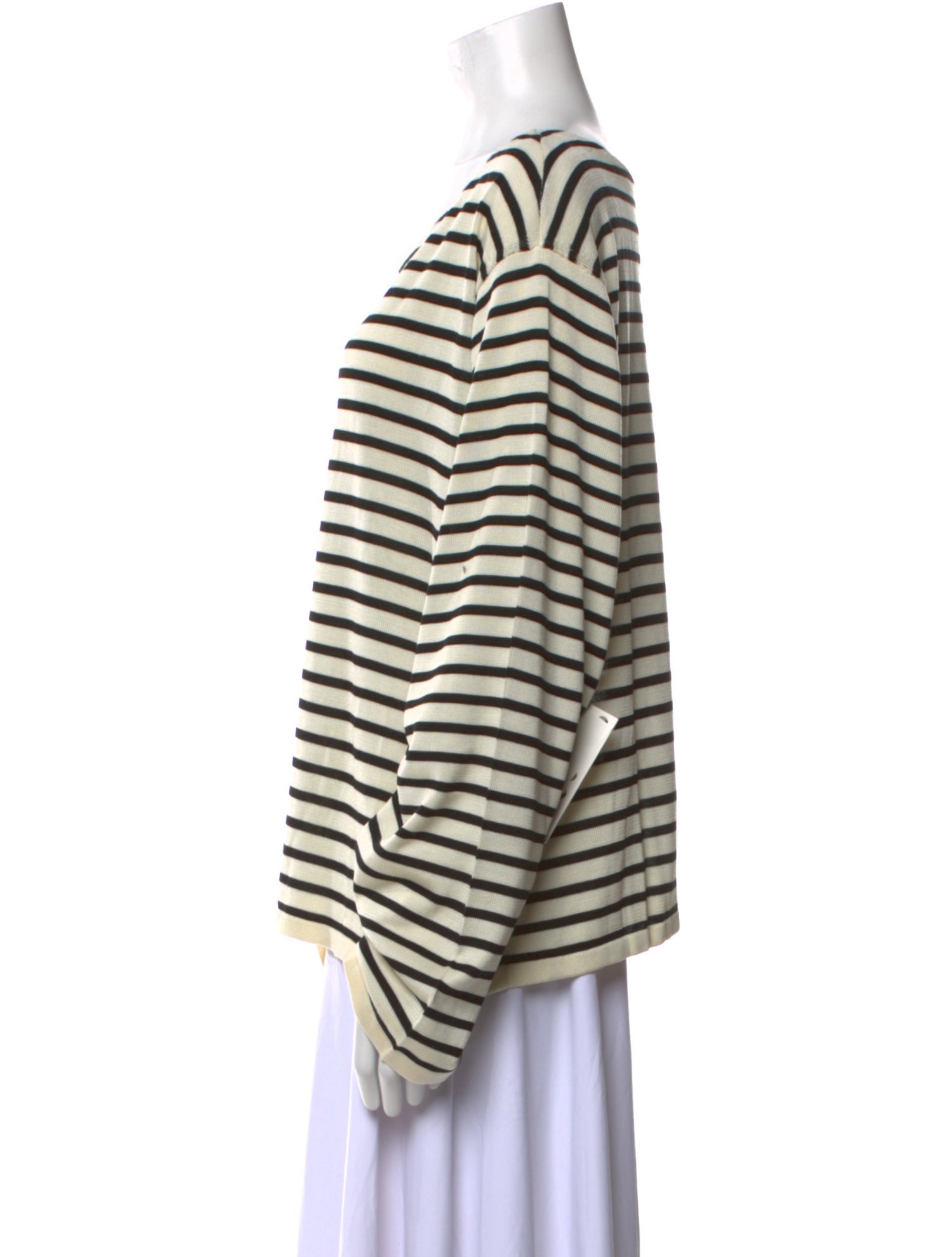 Khaite Silk Striped Sweater w/ Tags