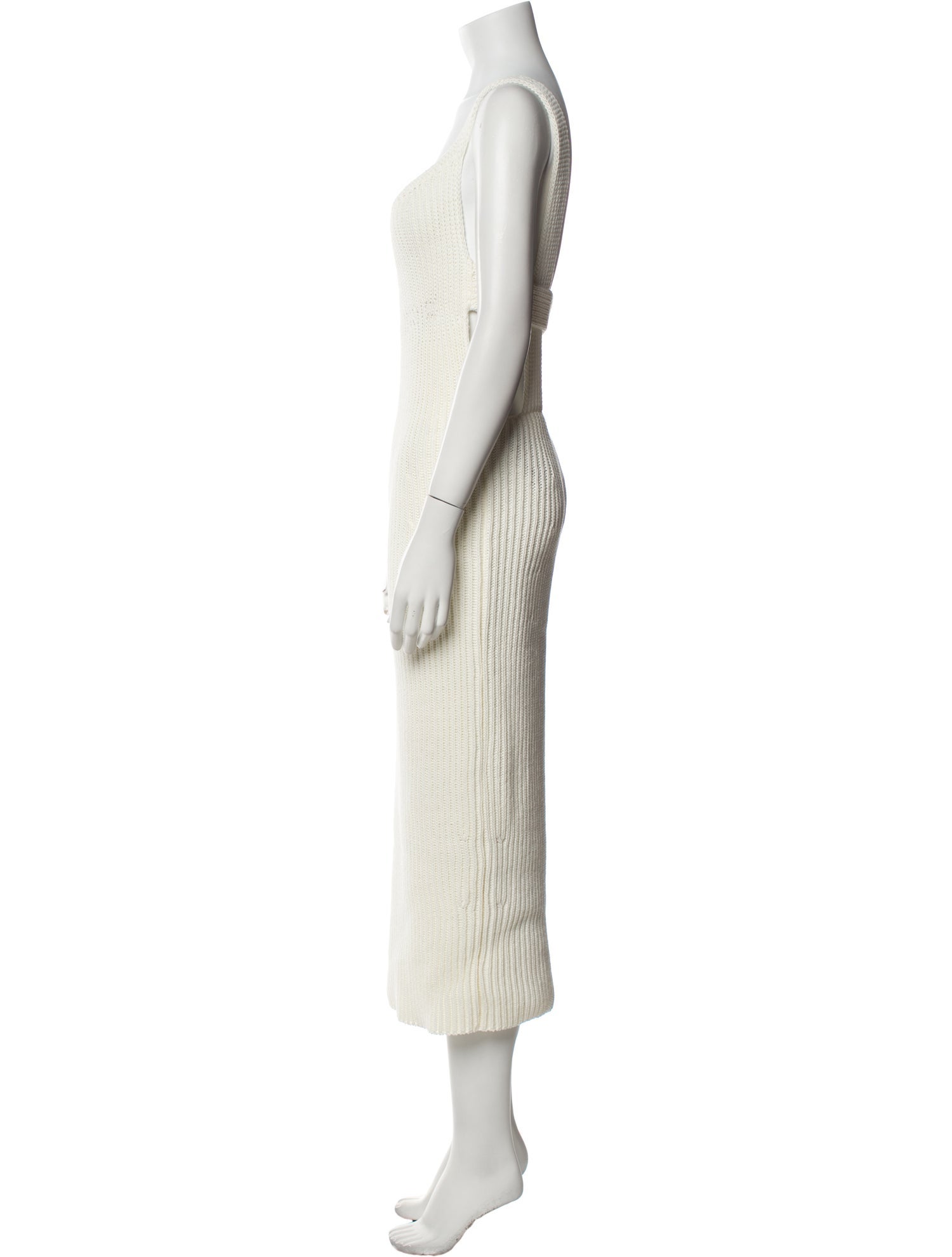 Khaite V-Neck Midi Length Dress w/ Tags